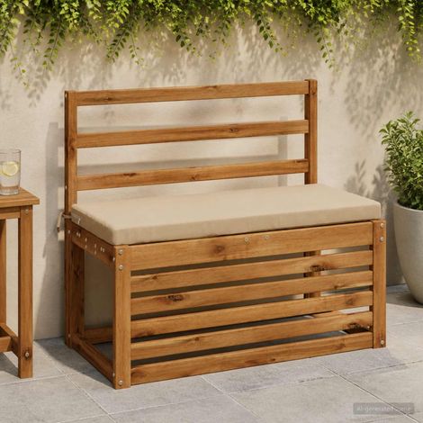 vidaXL Cuscino per panchina SOEST 100% Poliestere Sabbia (1/5)