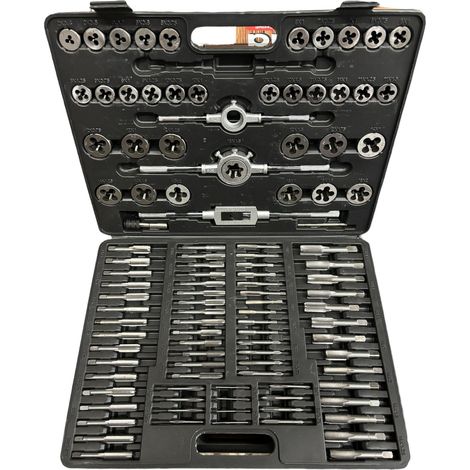 FILIERA 110 PEZZI MASCHI E FEMMINA SET FILIERE PER FILETTATURA KIT