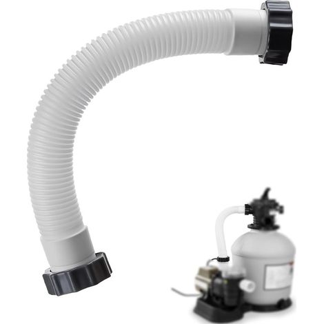 Flexibler 38-mm-Poolschlauch für Sandfiltersysteme, 40 cm lang, 3,8 cm Durchmesser, kompatibel mit dem Intex 38-mm-Pumpenanschlussschlauch, kompatibel mit Intex-Pools und -Zubehör (1/5)