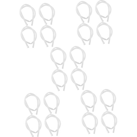 20 Pièces Tuyau,Silicone,Transparent,Flexible,Distributeur Eau,Cuisine