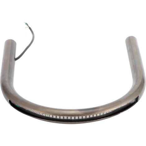Support Arrière Boucle Cadre Tube Plat Style Café Racer pour Honda avec Feu Stop et Clignotant, 230mm (1/5)