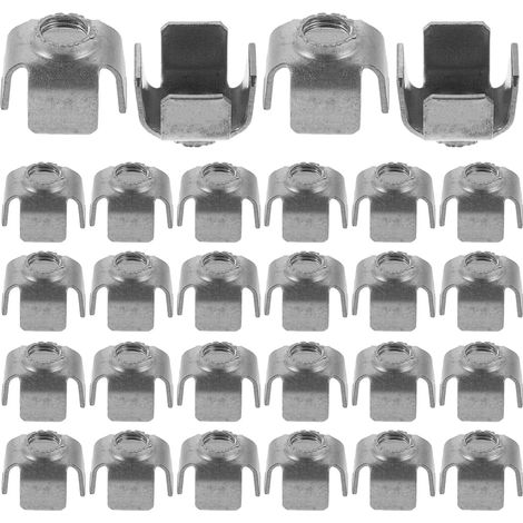 BESTYASH 200 inserts filetés M6 pour tubes carrés en fer (1/5)