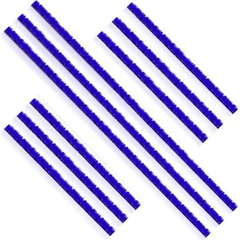 9PCS Bandes en Peluche pour Dyson V6 V7 V8 V10 V11, Soft Plush Stripe Bandes, Bandes de Rechange, pour Dyson Aspirateur Brosse Electrique Bande Autocollante, 3 Longues 6 Courtes Bande Peluche Douce (1/3)