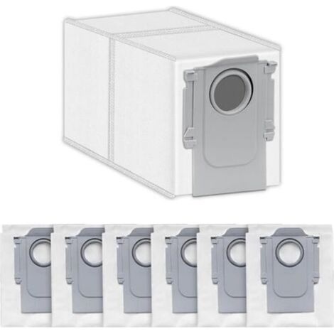 Lot de 12 Sacs à Poussière Compatible Aspirateur Roborock, Grande Capacité, Emballage Individuel (1/4)