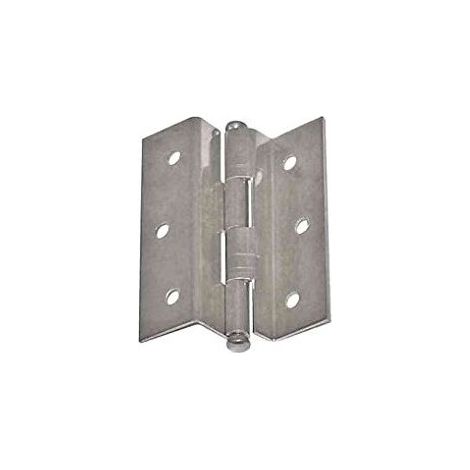 MOBILIA MASIDEF- CERNIERA PIEGHEVOLE FERRO NICHELATO 50X40MM SX