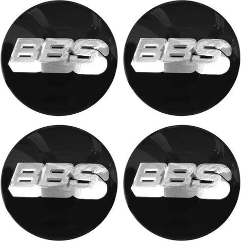 Stück Radnabenkappenaufkleber für BBS 65 mm, Aufkleber mit Emblem für die Radnabenkappen, Autozubehör, D-65 mm