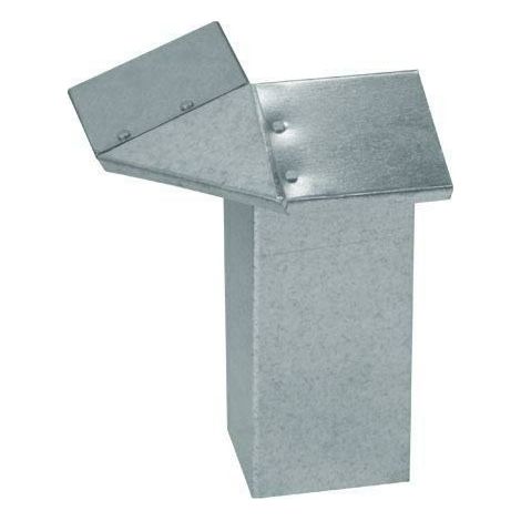 Bellissa Eckteil für Schneckenblech 7 x 7 x 20 cm Schneckenabwehr (1/5)