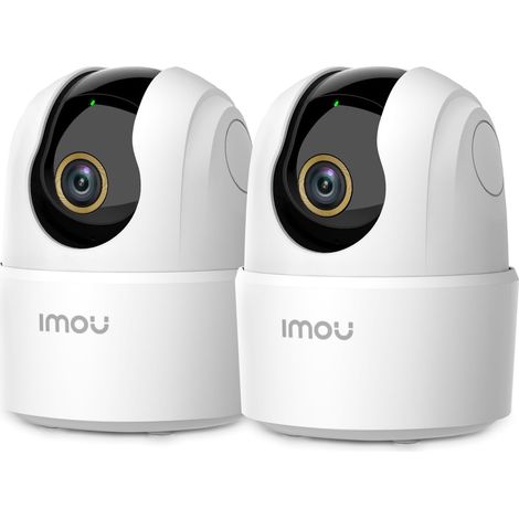 2.5K(4MP) Lot de 2 Caméras Surveillance WiFi Intérieur 360° Connectée (1/5)