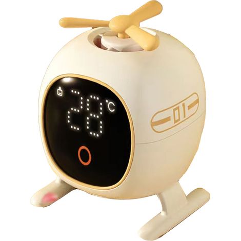 Aromadiffusor mit Digitalanzeige, geräuscharmem, drehbarem Flügel und ansprechender Form für Auto, Zuhause, Reisen und Büro (1/5)