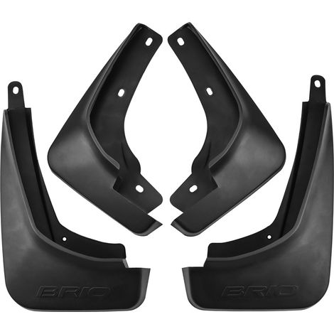 Suitable for Honda Brio Satya 2018–2024: Flexible mudguards for tires and fenders. (Honda Brio Satya models 2018–2024)