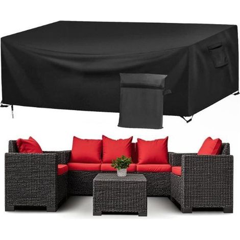 Telo di copertura per mobili da giardino 250 x 200 x 80 cm, antipolvere e impermeabile, resistente ai raggi UV, copertura protettiva per sedie da giardino, copertura protettiva per tavoli da giardino (1/5)