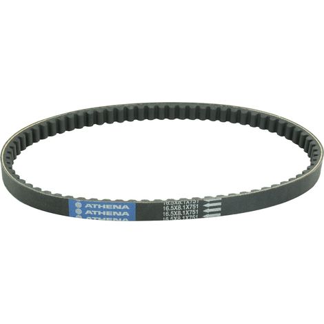 Athena Antriebsriemen 16,5x8,1x751 für Yamaha, Aprilia, MBK und Benelli (1/2)