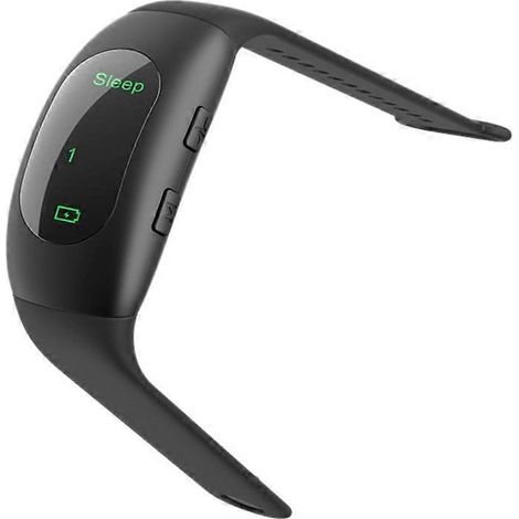 Dispositif intelligent portable d'aide au sommeil, appareil de microcourant soulageant l'insomnie, l'anxiété et la pression (noir) (1/5)