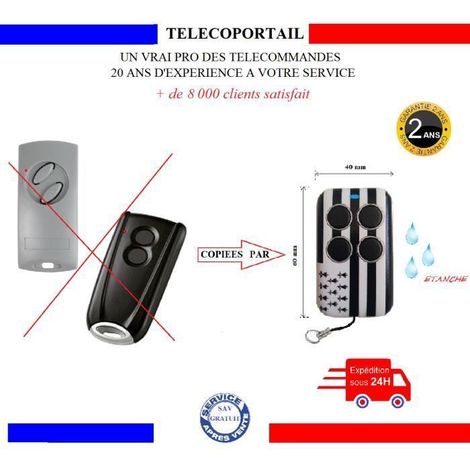 ECOSTAR RSE2 RSC2 - TELECOMMANDE COPIEUSE MULTIFREQUENCE COULEUR BRETONNE ECOSTAR RSE2 RSC2 - BIP PORTAIL ET PORTE DE GARAGE (1/2)