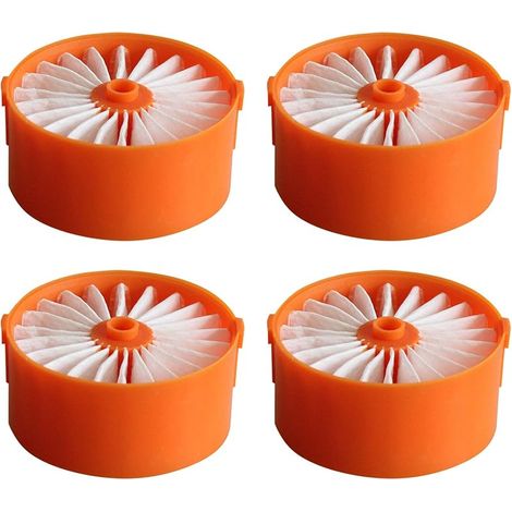 Lot de 4 filtres de rechange compatibles avec les filtres HEPA BLACK+DECKER BSV2020G compatibles avec les pièces et accessoires Black + Decker BSV2020G (1/5)