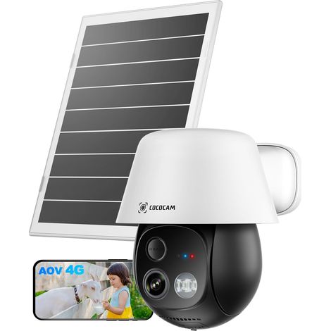 24/7 AOV 4G Wireless Outdoor Surveillance Camera 30m Night Vision, 10000mAh Battery (1/5)