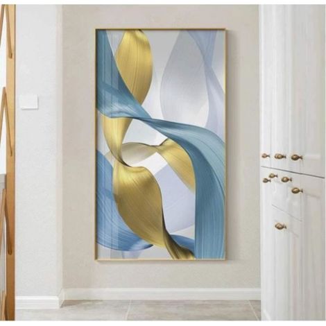 moderne peinture sur toile abstraite affiches et impressions de ruban de luxe ur Art photos pour salon Sans cadre 5070CM (1/3)