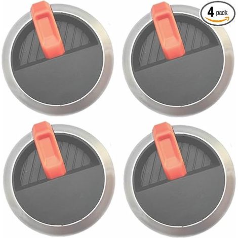 Boutons grille Blackstone lot 4, boutons remplacement brûleur barbecue contrôle précis (1/5)