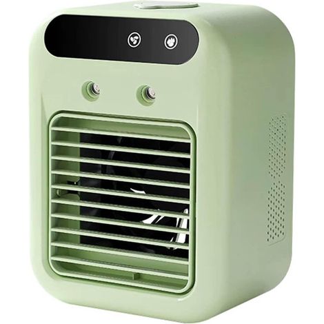 Refroidisseur d'air portable - Climatiseur portable silencieux avec réservoir d'eau - Climatiseur personnel - Vert (1/5)