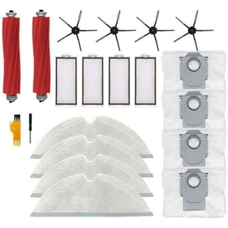 Pièces De Rechange Pour Aspirateur Robot Filtre Hepa Brosse Principale Et Balai Latéral (1/4)
