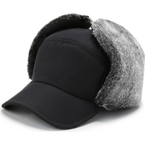 Cagoule polaire chaude pour hommes - Protection faciale et coupe-vent - Idéale pour vélo, ski et activités extérieures (1/2)