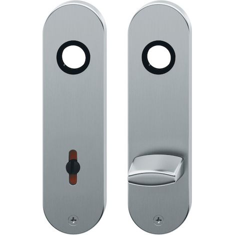 FSB Kurzschilderpaar Edelstahl WC