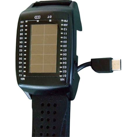Montre connectée solaire avec batterie externe POWERplus PowerbankWatch (1/5)