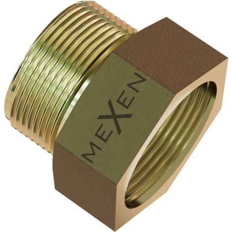 Mexen BRASS réduction écrou-mâle en laiton 1 GW x 3/4 GZ - W97419-1034 (1/2)