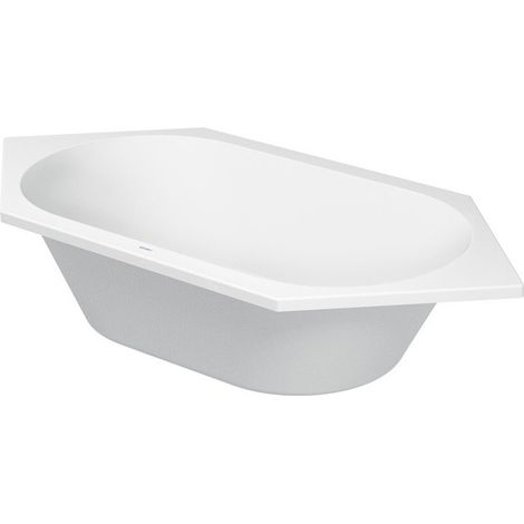 Baignoire hexagonale D-CODE 2 dossiers blanc 1900x900mm