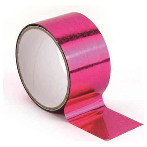 Ruban adhésif - Graine créative - Queen Tape - 4,8 cm - Holographic - Fuschia