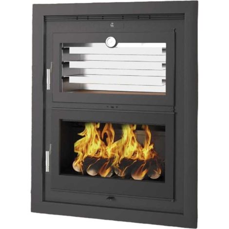 Insert à bois avec four - FIREMATIC Nashville 10.9 kW (1/4)