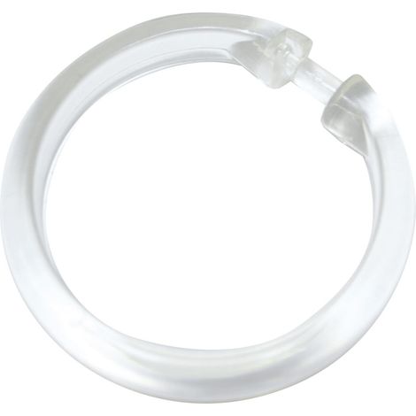 Gardinia Gardinenringe transparent, Ø 48 mm Vitragestangen