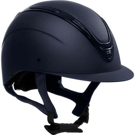 TAGLIA S EQUESTRO Cap Apocalypse BLU LUCIDO CASCO EQUITAZIONE (1/3)