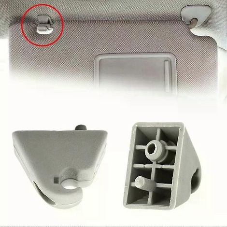 2 Stück Sonnenblenden-Halterungsclips für Vauxhall Vectra, Astra F und Corsa B (Teilenummer 1438336) (1/4)