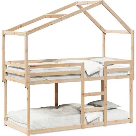 Maison Exclusive - Cama litera sin colchón madera maciza de pino (1/5)