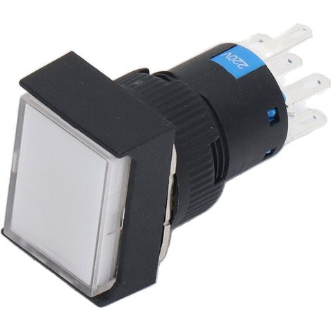 Lot de 25 micro-interrupteurs à bouton-poussoir autobloquants avec voyant lumineux pour appareils industriels 220 V 5 A (1/5)