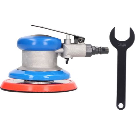 Ponceuse orbitale pneumatique professionnelle 10000 tr/min, disque de ponçage 5 pouces pour bois, outil à air comprimé (1/5)