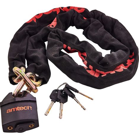 72" Sleeved Chain Lock - Square Links - S3280 (1/3)