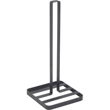 Porte-essuie-tout - 325 mm - Noir mat - Style minimaliste - Accessoires de cuisine (1/3)