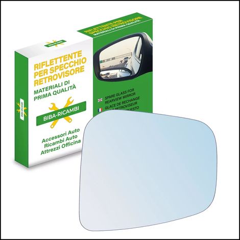 Vetro specchio retrovisore lato dx compatibile per mitsubishi pajero pinin dal 1 (1/2)