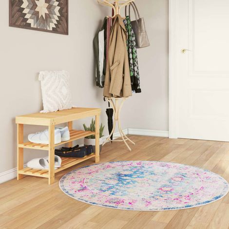 Tapis lavable, multicolore, Ø 120 cm (1/5)