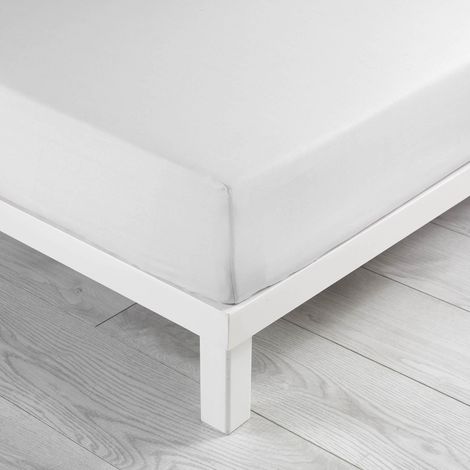 Douceur D'Intérieur – Drap housse 160x200 cm en 100% coton – Bonnet 25 cm – Densité 57 fils/cm² – Lavable à 40° – Douceur et confort (1/5)