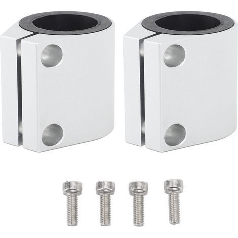 Generic Collier de Serrage d'échappement en Aluminium Haute Température 2,5 Cm, Fixation Fiable pour Banshee 1987-2006 avec Installation Facile, 2 Colliers de Serrage pour Bande d'échappement. (1/5)