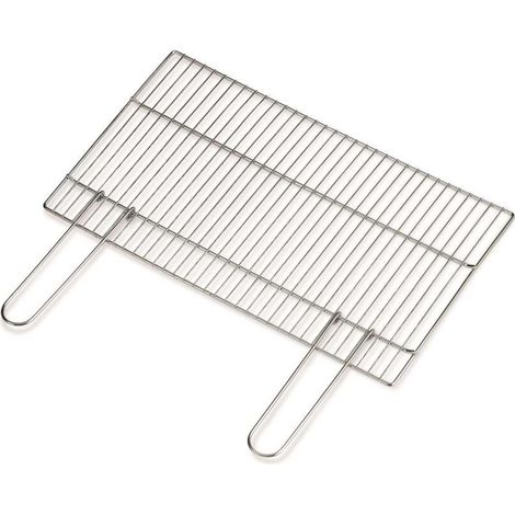 graticola tondino con manici richiudibili, dimensioni 76x43cm