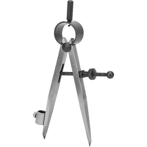 Diviseur d'Aile, Compas à Étrier de Diviseur à Ressort de Précision Réglable et Verrouillable avec Outil Rotatif pour Porte-Stylo(100mm) (1/5)