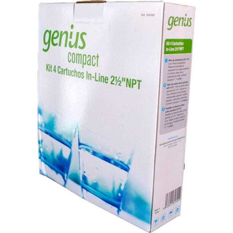Kit 4 cartouches Genius Spare Parts Osmosis Compact - AMZ (1/2)