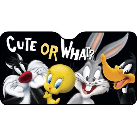 Parasole anteriore auto bambino bambina Looney Tunes 130x70 cm (1/5)