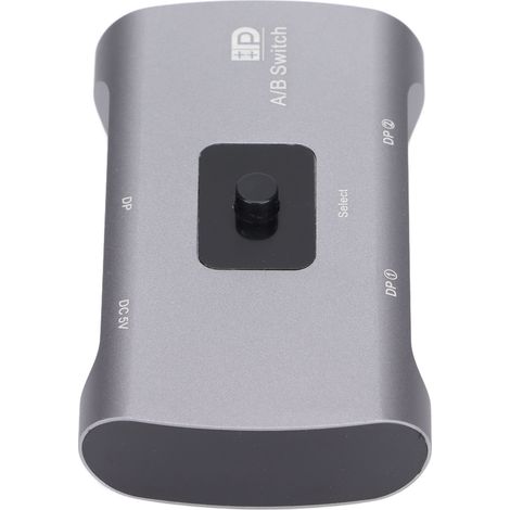 Commutateur Bidirectionnel DisplayPort 1.2, 3D 4K 60Hz, Alimentation 5V Externe, Convertisseur DP A/B (1/5)