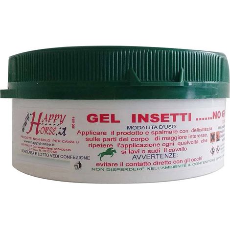 GEL INSETTI zzz... NO GRAZIE a base di olii essenziali profumazione sgradita a mosche, tafani, zanzare 250 ml più 50 ml