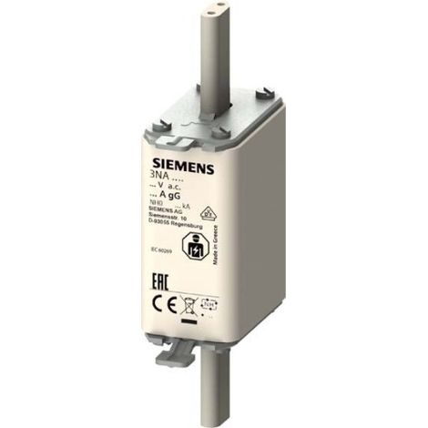 SIEMENS IS NH-SICHERUNGSEINSATZ G0 63A 500AC/440VDC 3NA3022 (1/3)